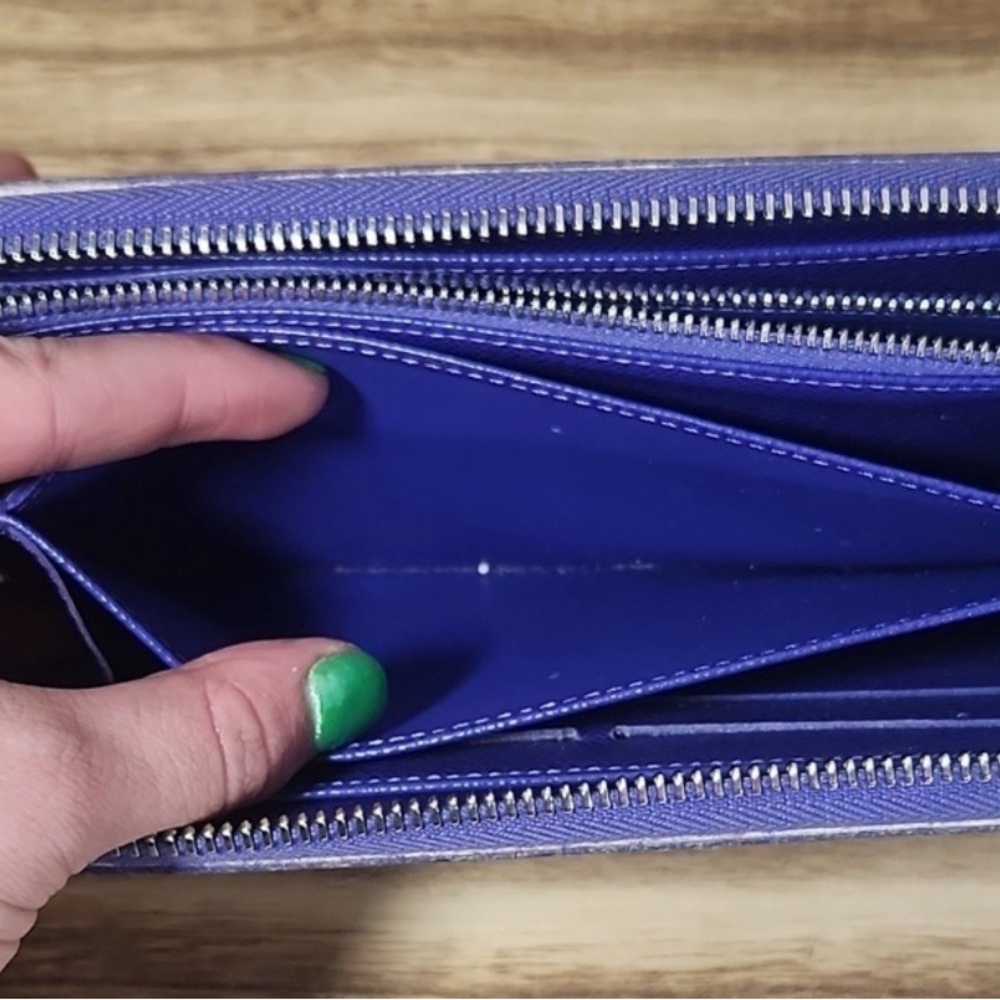 Louis Vuitton Purple Epi Leather Wallet - Picture 13 of 16